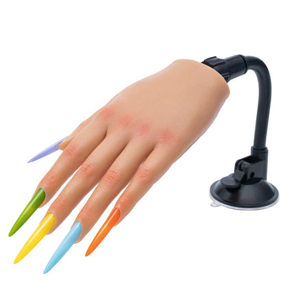 Nail Training Hand – Realistic Silicone Practice Tool for Nail Art And Manicure Techniques