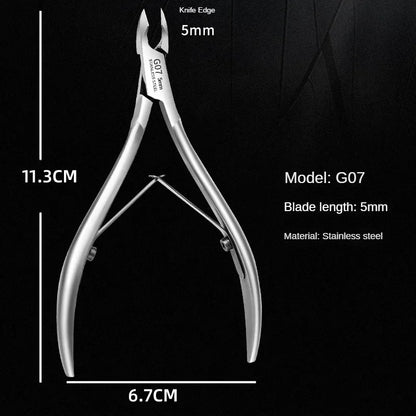 SharpEase Cuticle Scissors Tool – Stainless Steel Nipper for Dead Skin Removal