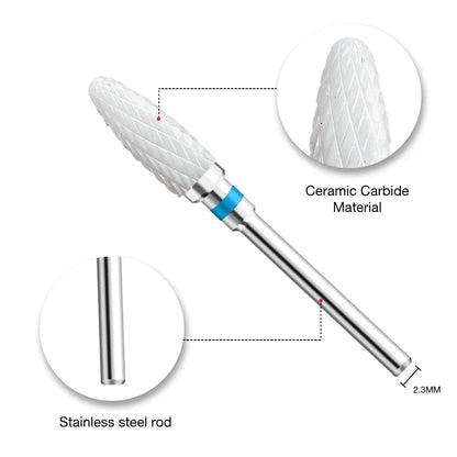 Ceramic Drill Bit – Electric Filing Accessory for Manicure Tools