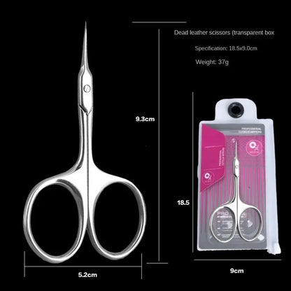 SharpEase Cuticle Scissors Tool – Stainless Steel Nipper for Dead Skin Removal