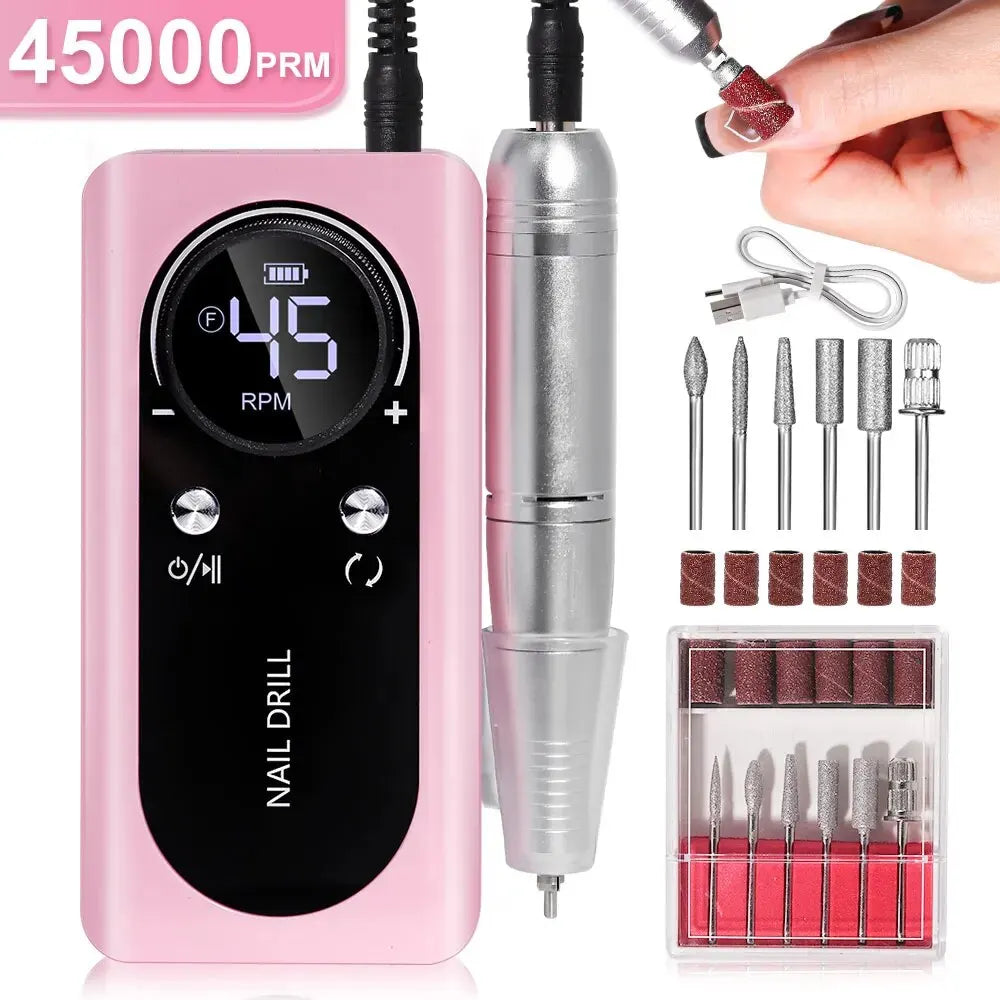 NailTech Power Drill – 45000RPM Electric Portable Manicure & Pedicure Tool