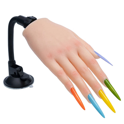 Nail Training Hand – Realistic Silicone Practice Tool for Nail Art And Manicure Techniques