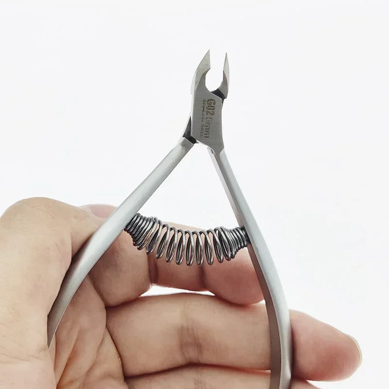 SharpEase Cuticle Scissors Tool – Stainless Steel Nipper for Dead Skin Removal