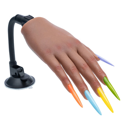 Nail Training Hand – Realistic Silicone Practice Tool for Nail Art And Manicure Techniques