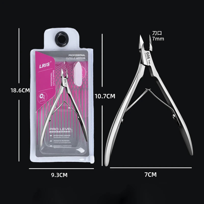 Precision Cuticle Nipper – Stainless Steel Nail Trimmer for Manicures & Pedicures