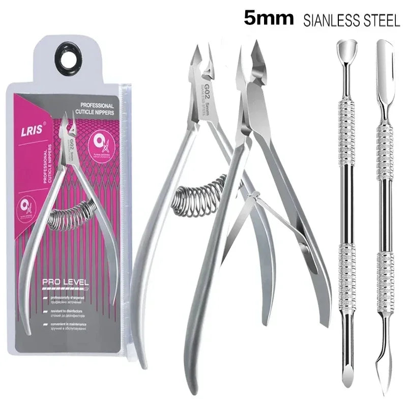 Precision Cuticle Nipper – Stainless Steel Nail Trimmer for Manicures & Pedicures