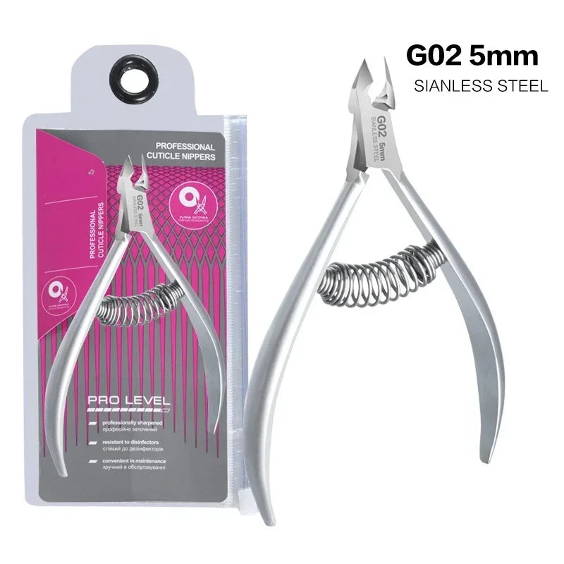 SharpEase Cuticle Scissors Tool – Stainless Steel Nipper for Dead Skin Removal