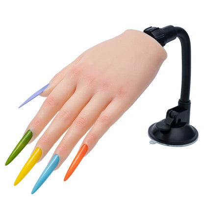 Nail Training Hand – Realistic Silicone Practice Tool for Nail Art And Manicure Techniques