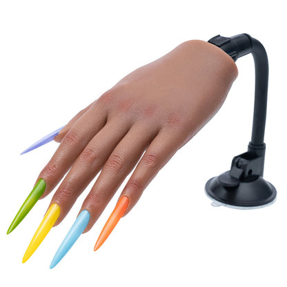 Nail Training Hand – Realistic Silicone Practice Tool for Nail Art And Manicure Techniques