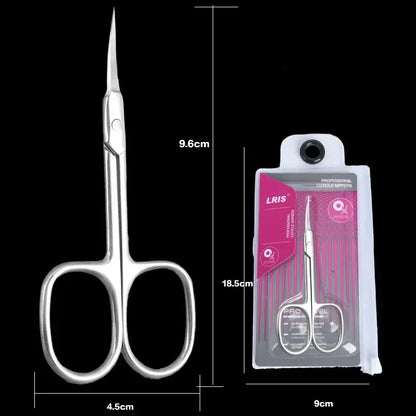 Professional Russian Dead Skin Scissors - Ultra Sharp Stainless Steel Manicure Tool for Exfoliation & Cuticle Care