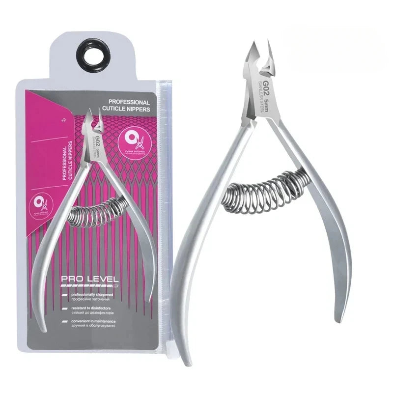 SharpEase Cuticle Scissors Tool – Stainless Steel Nipper for Dead Skin Removal